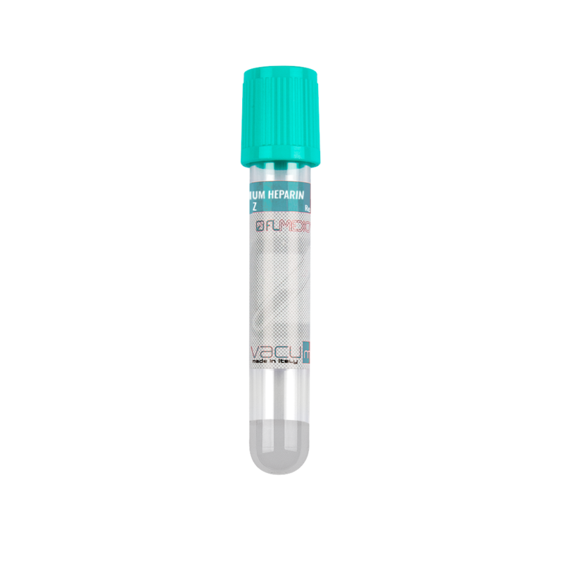 vacumed® provetta sottovuoto con gel separatore + litio eparina