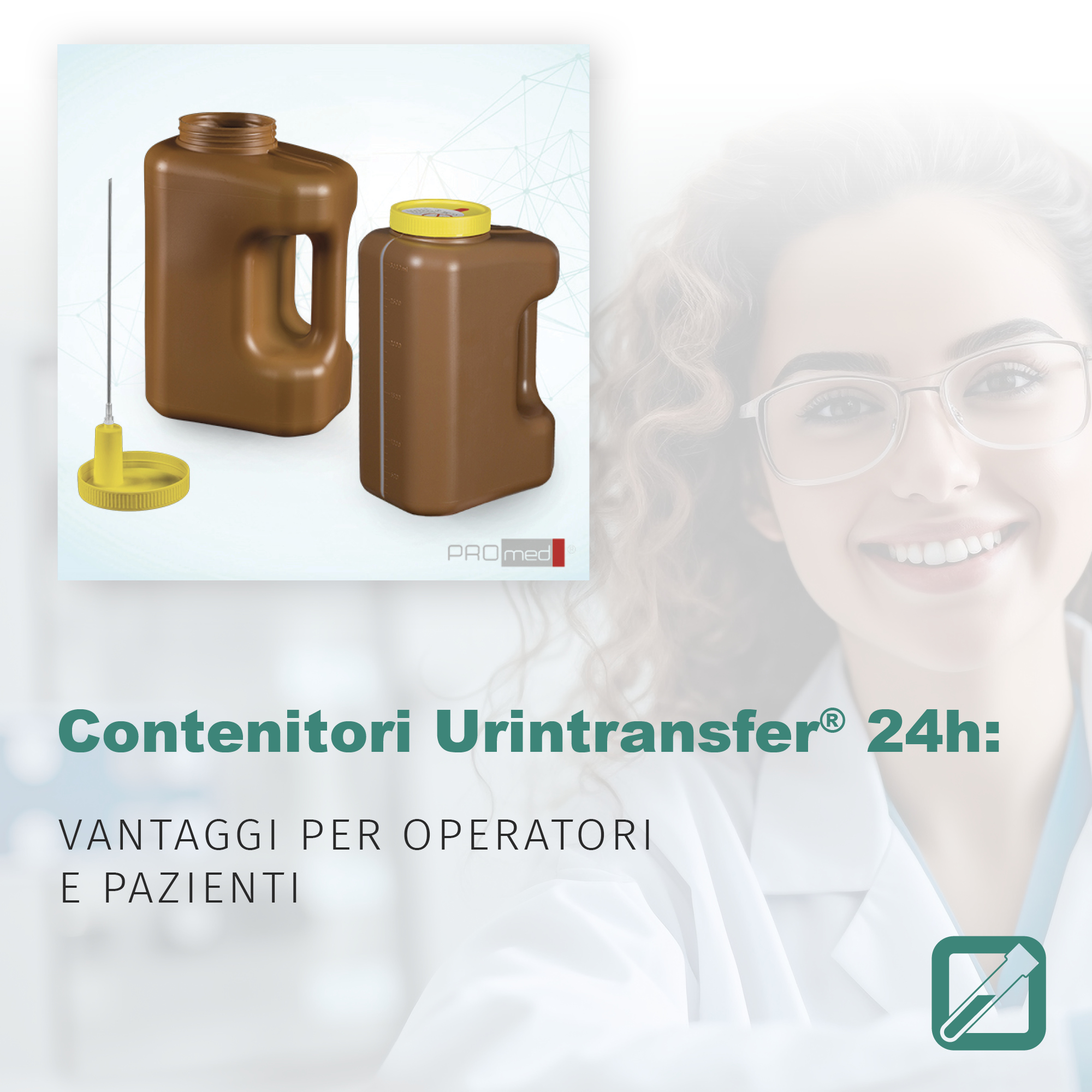 Contenitori Urintransfer® 24h: vantaggi per operatori e pazienti
