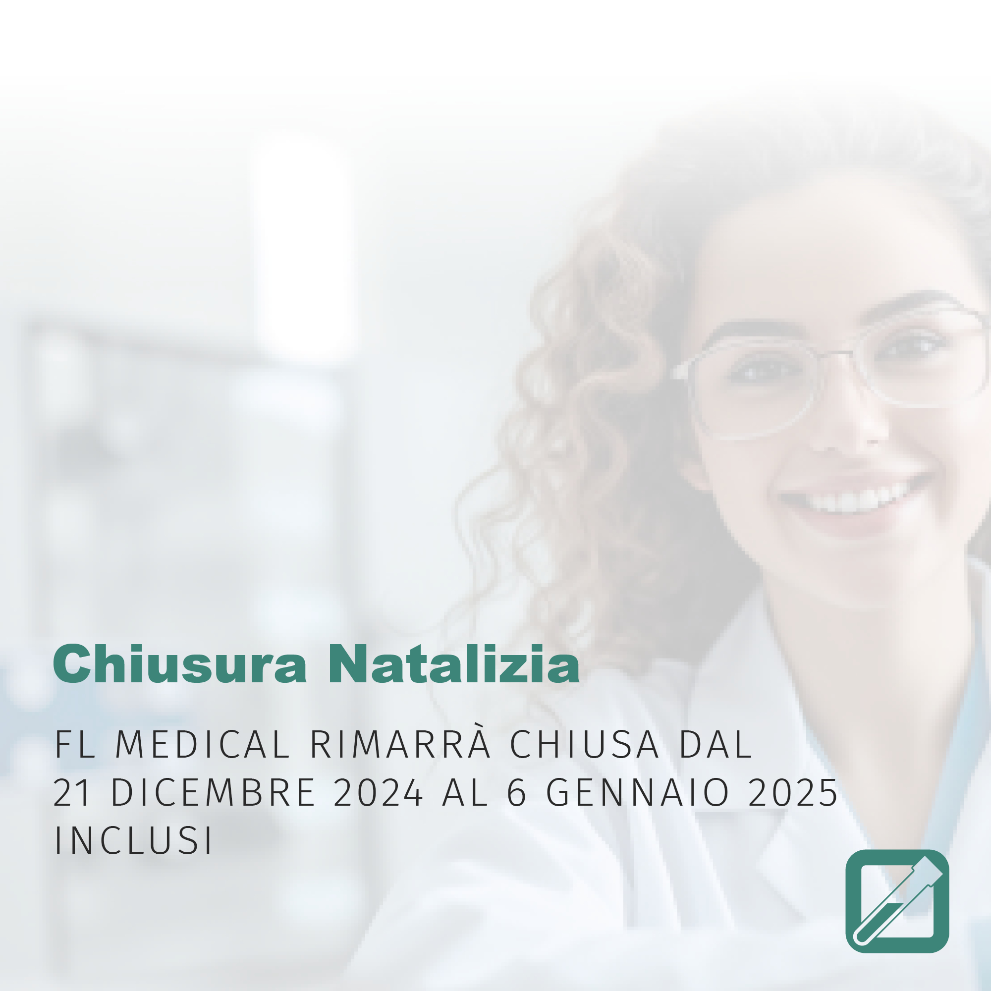 FL Medical: Chiusura Natalizia